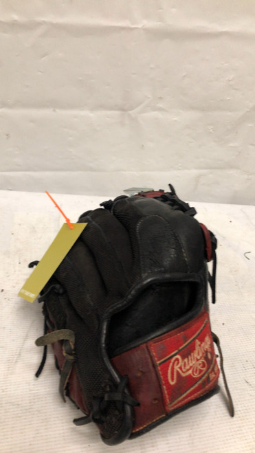 Vist Large View of Product Image Which is Used Rawlings HOH PRO2004PM BB/SB Glove RH Throw Black 11 1/2"