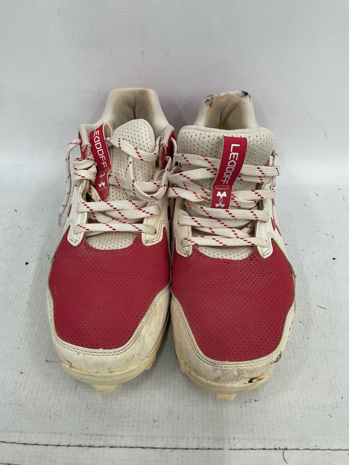 Vist Large View of Product Image Which is Used Easton TURF SHOE S-6Y BB/SB Cleats Red Youth 06.0