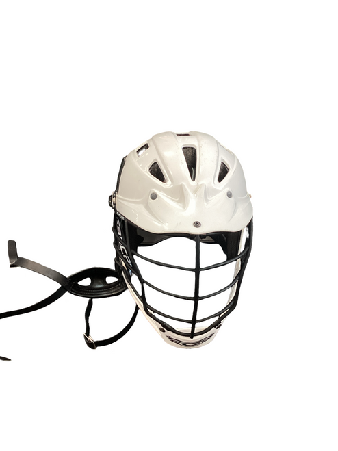 Vist Large View of Product Image Which is Used Cascade SPR FIT Lacrosse Helmet White One Size