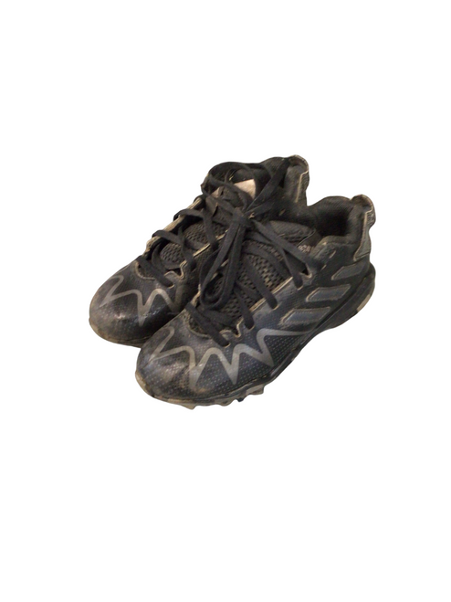 Vist Large View of Product Image Which is Used Adidas Youth FB Cleats Black Youth 12.0