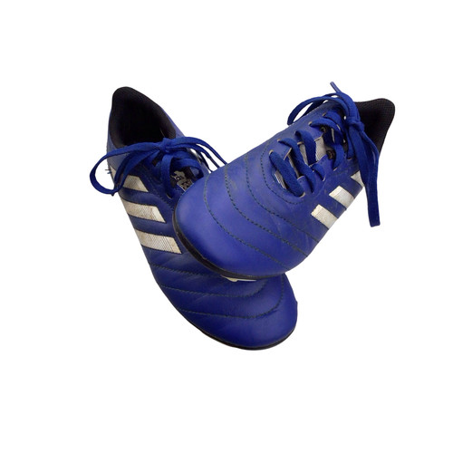 Vist Large View of Product Image Which is Used Adidas Soccer Cleats Royal Blue Junior 03
