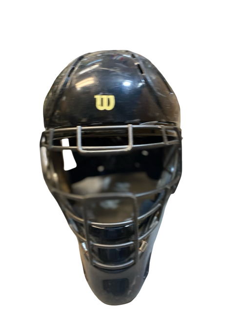 Vist Large View of Product Image Which is Used Wilson A3183 Catchers Helmet w/Mask Black LG
