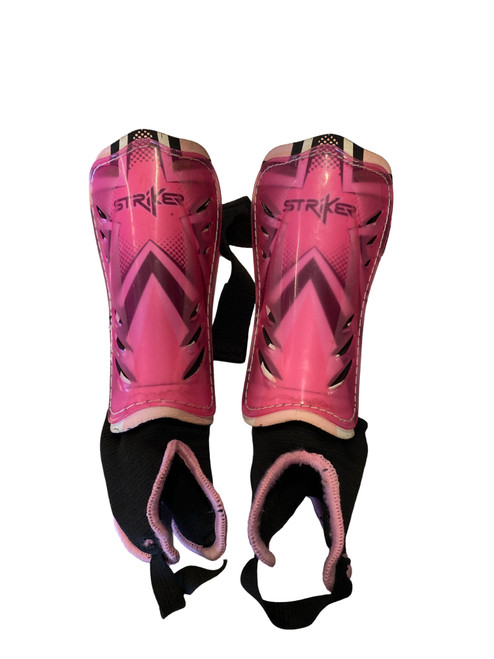 Vist Large View of Product Image Which is Used ST Soccer Shin Guards Junior Pink MD