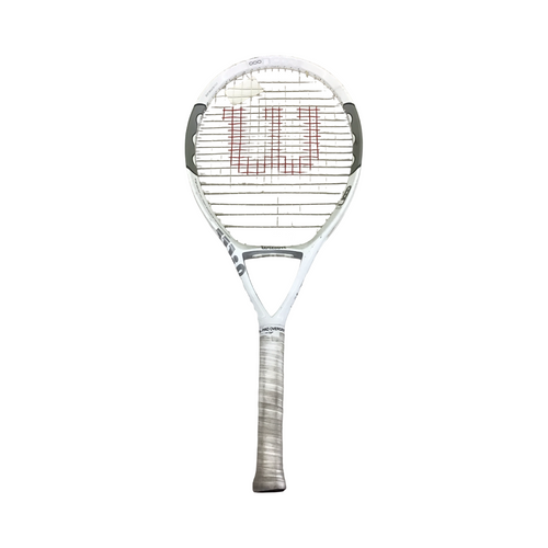 Vist Large View of Product Image Which is Used Wilson CODE N Adult Tennis Racquet White 4 1/2"