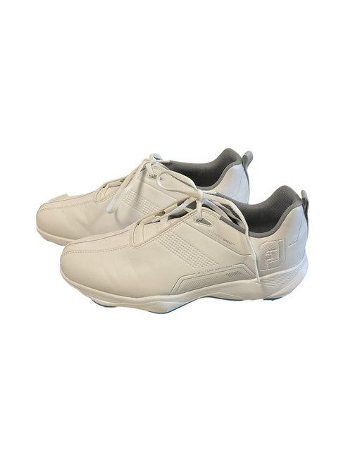 Vist Large View of Product Image Which is Used Foot Joy Mens eComfort Golf Shoes White Senior 11