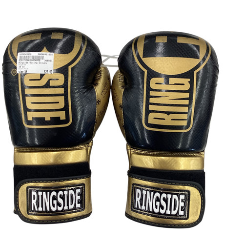Vist Large View of Product Image Which is Used Ringside Boxing Gloves Gold Senior