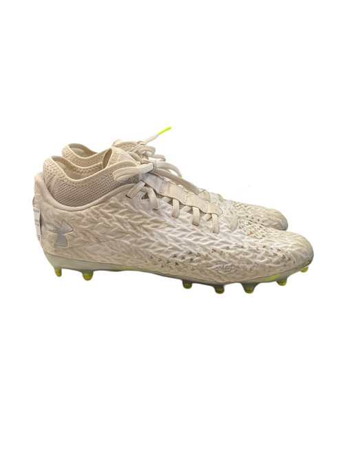 Vist Large View of Product Image Which is Used Under Armour LAX Cleats Womens White Senior 9.5