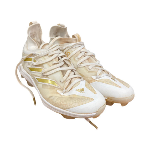 Vist Large View of Product Image Which is Adidas, Adult, FB, Cleats, White, Senior, 8.5