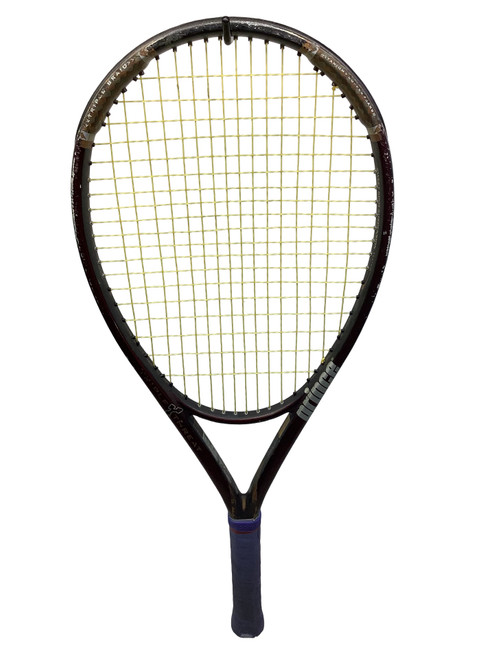 Vist Large View of Product Image Which is Used Prince TRIPLE THREAT Adult Tennis Racquet Maroon 4 3/8"