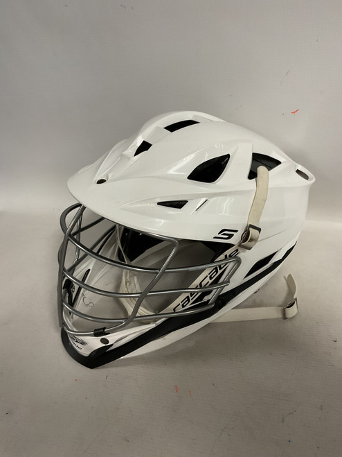 Vist Large View of Product Image Which is Used Cascade S Lacrosse Helmet White One Size