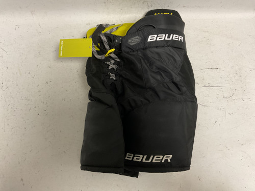 Vist Large View of Product Image Which is Used Bauer SUPREME MACH Youth Pant Black And Yellow LG