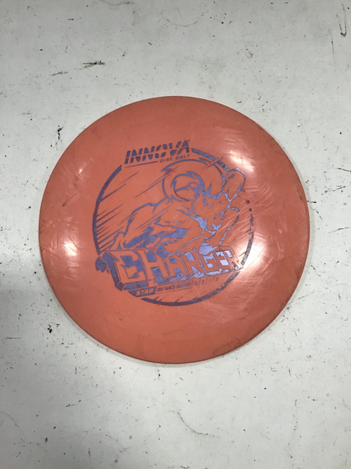 Vist Large View of Product Image Which is Used Innova STAR CHARGER Disc Golf Driver Pink 171g