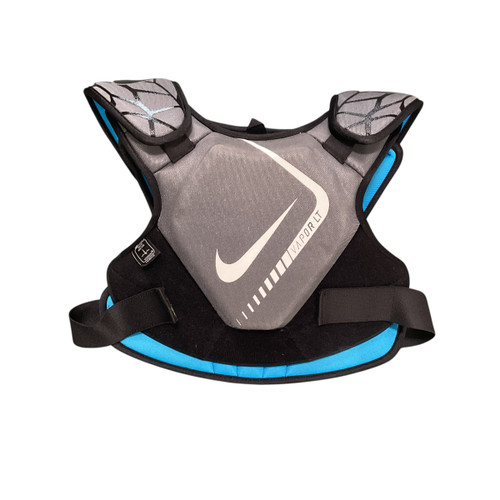 Vist Large View of Product Image Which is Used Nike VAPOR LT Lacrosse Shoulder Pads Grey SM