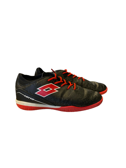 Vist Large View of Product Image Which is Used Lotto Soccer Turf Shoes Black Junior 03
