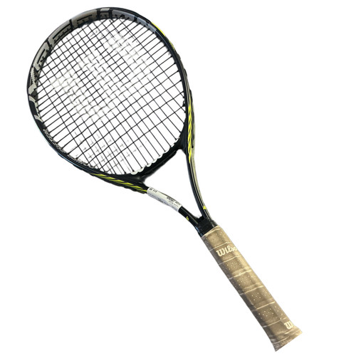 Vist Large View of Product Image Which is Used Wilson HYPER RION Adult Tennis Racquet Black Unknown