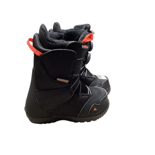 Vist Large View of Product Image Which is Used Burton ZIPLINE BOA Boys Snowboard Boots Black Junior 04