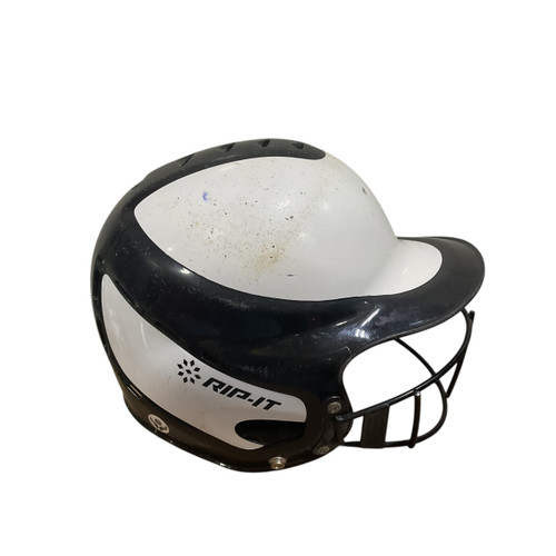 Vist Large View of Product Image Which is Used RIP-IT 6 - 6 7/8 Batting Helmet w/Mask Black One Size