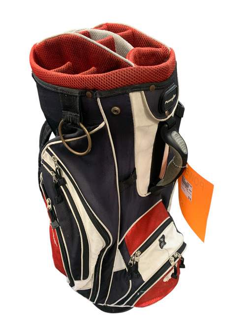 Vist Large View of Product Image Which is Used Powerbilt CART BAG Mens Cart Bag Navy Blue