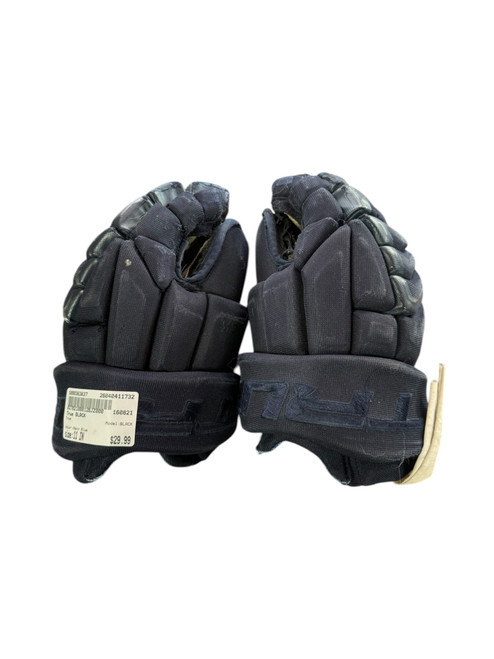 Vist Large View of Product Image Which is Used True BLACK Junior Gloves Navy Blue 11"