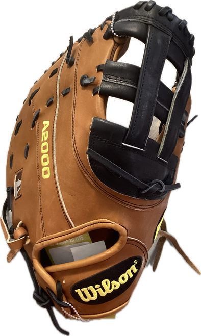 Vist Large View of Product Image Which is Used Wilson A2000 2013 BB/SB First Base RH Throw Brown 12 1/2"