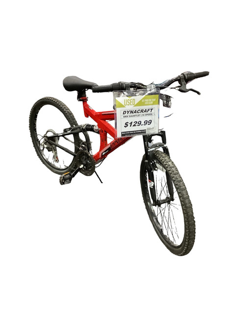 Vist Large View of Product Image Which is Used Dynacraft GAUNTLET Mountain Bike Boys Red 24"
