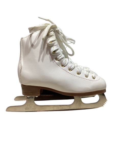 Vist Large View of Product Image Which is Used DBX CLASSIC Girls Figure Skate White Youth 13.0