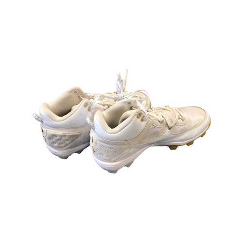 Vist Large View of Product Image Which is Used Under Armour OUT OF HERE BH BB/SB Cleats White Junior 05