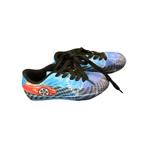 Vist Large View of Product Image Which is Used Vizari Soccer Indoor Shoes Royal Blue Youth 09.5