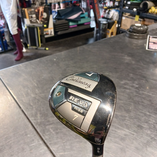 Vist Large View of Product Image Which is Used Callaway REVA RISE Womens Fairway Wood RH 7 Wood