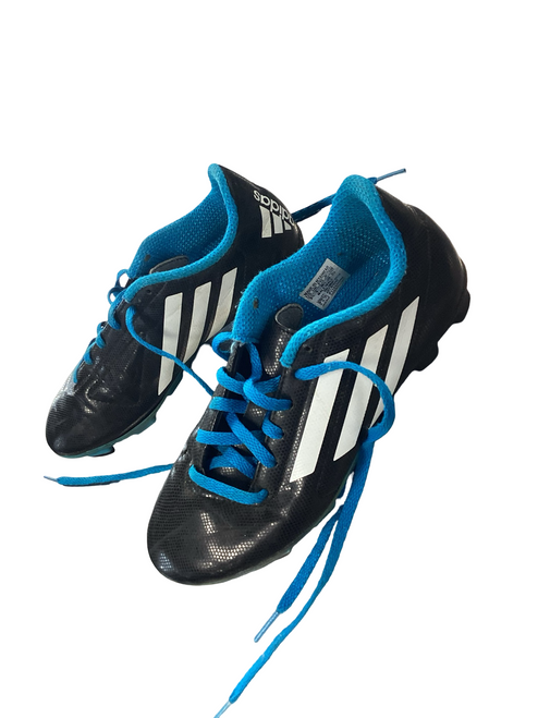 Vist Large View of Product Image Which is Used Adidas Soccer Cleats Black Junior 03.5