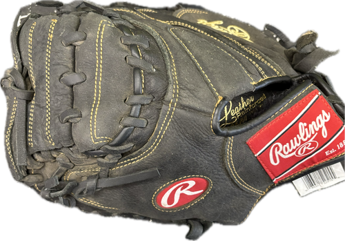 Vist Large View of Product Image Which is Used Rawlings RCM325B BB/SB Catchers LH Throw Black 32 1/2"