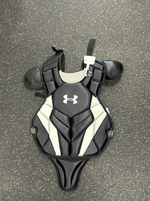 Vist Large View of Product Image Which is Used Under Armour UACPCC4-JRVS CP NOCSAE 9-12 CP Catchers Chest Protector Black Intermed