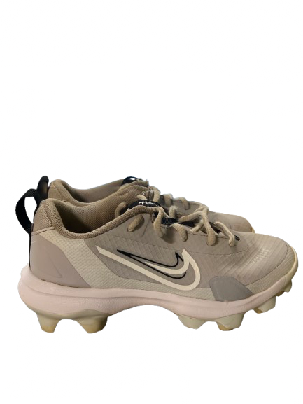 Vist Large View of Product Image Which is Used Nike TROUT SZ 3.5 YTH BB/SB Cleats Grey Junior 03.5