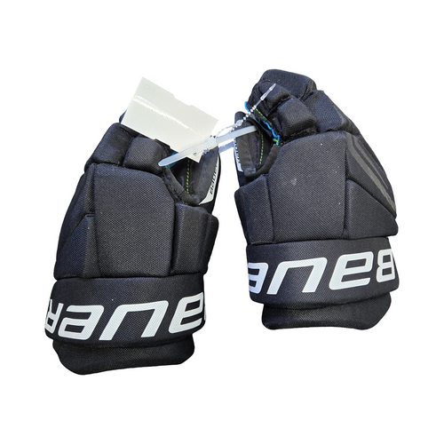 Vist Large View of Product Image Which is Used Bauer X YTH GLOVES 10IN Youth Gloves Black 10"