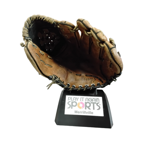 Vist Large View of Product Image Which is Used Rawlings RPT20 BB/SB Glove RH Throw Brown 11 1/2"