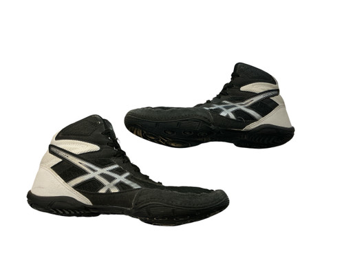 Vist Large View of Product Image Which is Used Asics Wrestling Shoes Black Junior 04.5