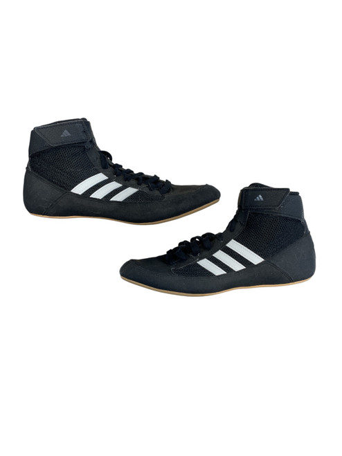 Vist Large View of Product Image Which is Used Adidas Wrestling Shoes Black Junior 04.5