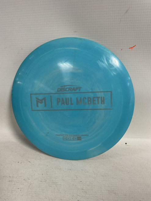 Vist Large View of Product Image Which is Used Discraft PROTOTYPE PAUL MCBETH ESP HADES Disc Golf Driver Carolina Blue