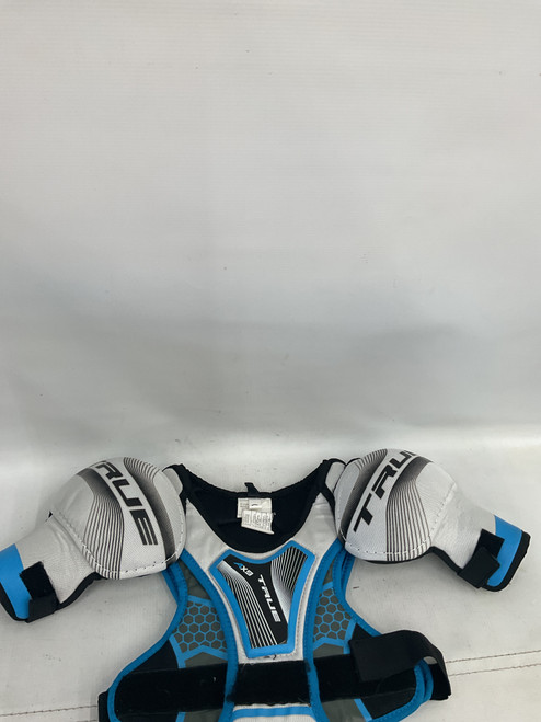 Vist Large View of Product Image Which is Used True AX9 Youth Shoulder Pads MD