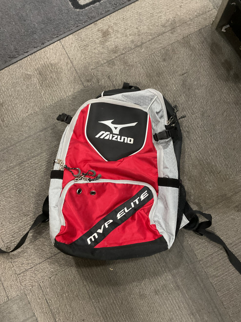 Vist Large View of Product Image Which is Used Mizuno MVP ELITE BB/SB BAG BB/SB Player Carry Bag Red