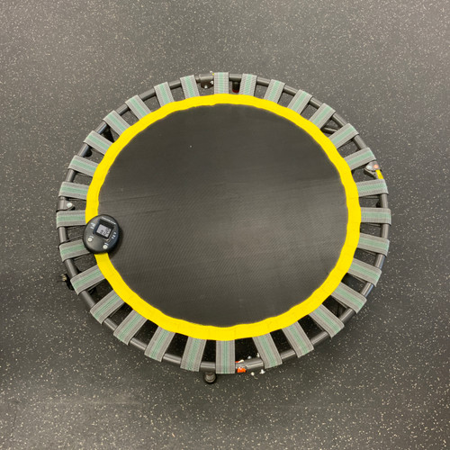 Vist Large View of Product Image Which is Used Golds Gym Exercise Trampoline Black