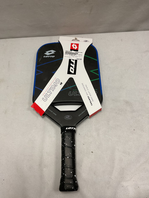 Vist Large View of Product Image Which is Used LOTTO ULTIMO 16 Pickleball Racquet Black