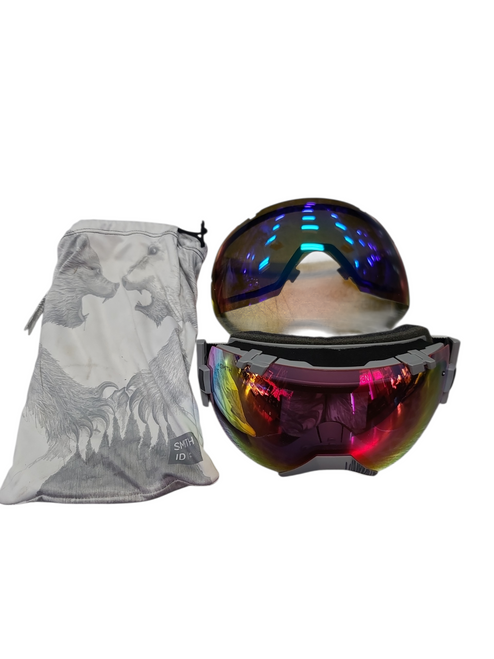 Vist Large View of Product Image Which is Used Smith Snow Goggles Adult Grey