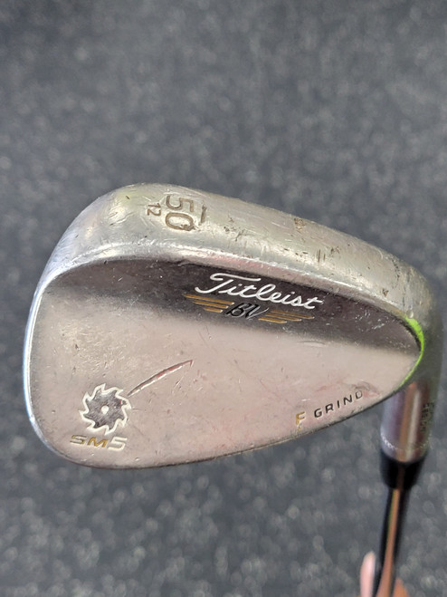 Vist Large View of Product Image Which is Used Titleist BV SM5  F GRIND Golf Wedge Mens RH 50 Degree