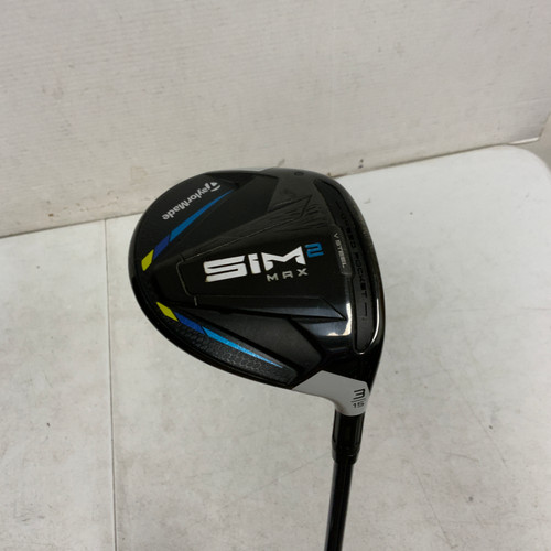 Vist Large View of Product Image Which is Used Taylormade SIM 2 MAX Mens Fairway Wood RH 3 Wood