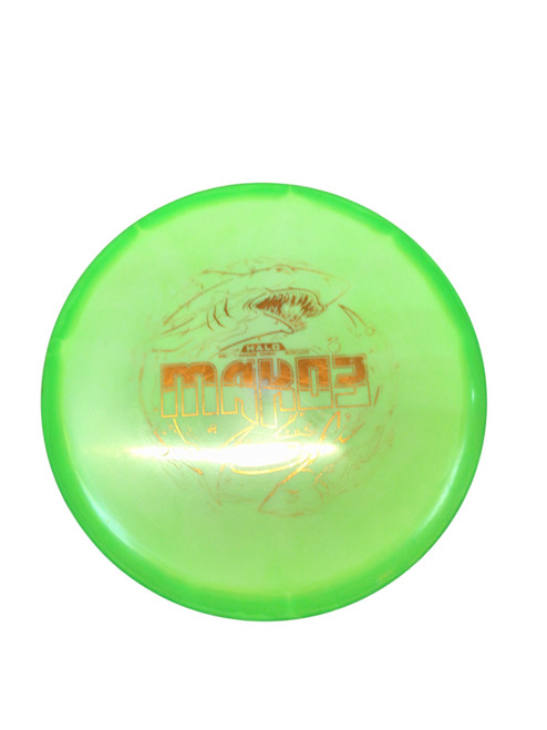 Vist Large View of Product Image Which is Used Innova HALO STAR MAKO3 Disc Golf Mid Range Green 180g