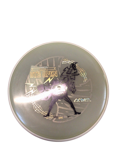 Vist Large View of Product Image Which is Used MVP ECLIPSE WATT OTB Disc Golf Putter White 174g