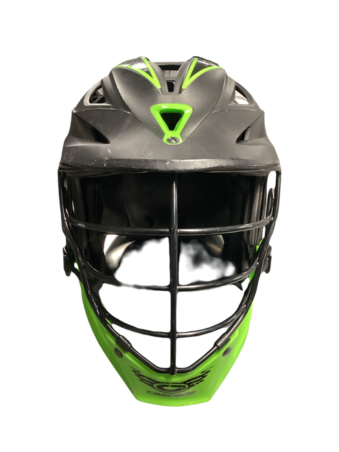 Vist Large View of Product Image Which is Used Cascade R Lacrosse Helmet Black One Size