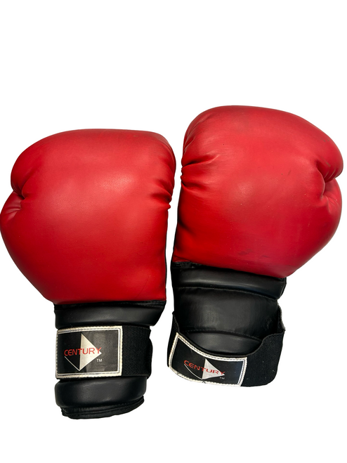Vist Large View of Product Image Which is Used Century Boxing Gloves Red MD