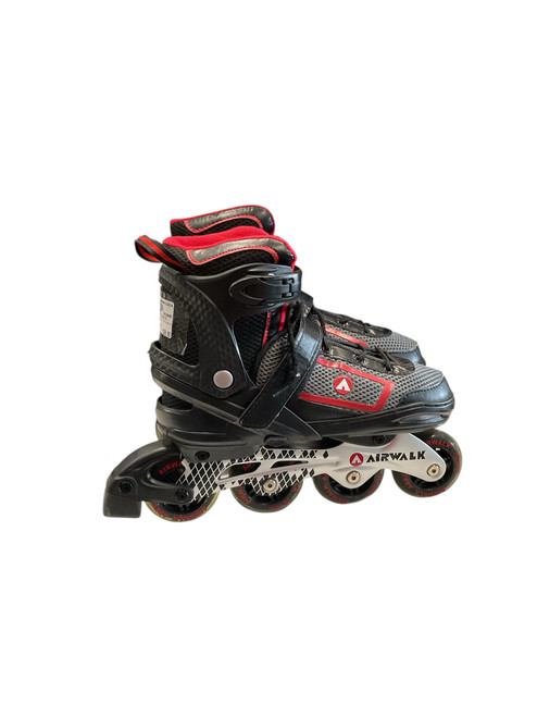 Vist Large View of Product Image Which is Used Airwalk ABEC-7 SZ 8-9.5 Senior Rec Fitness Skates Black Adjustable